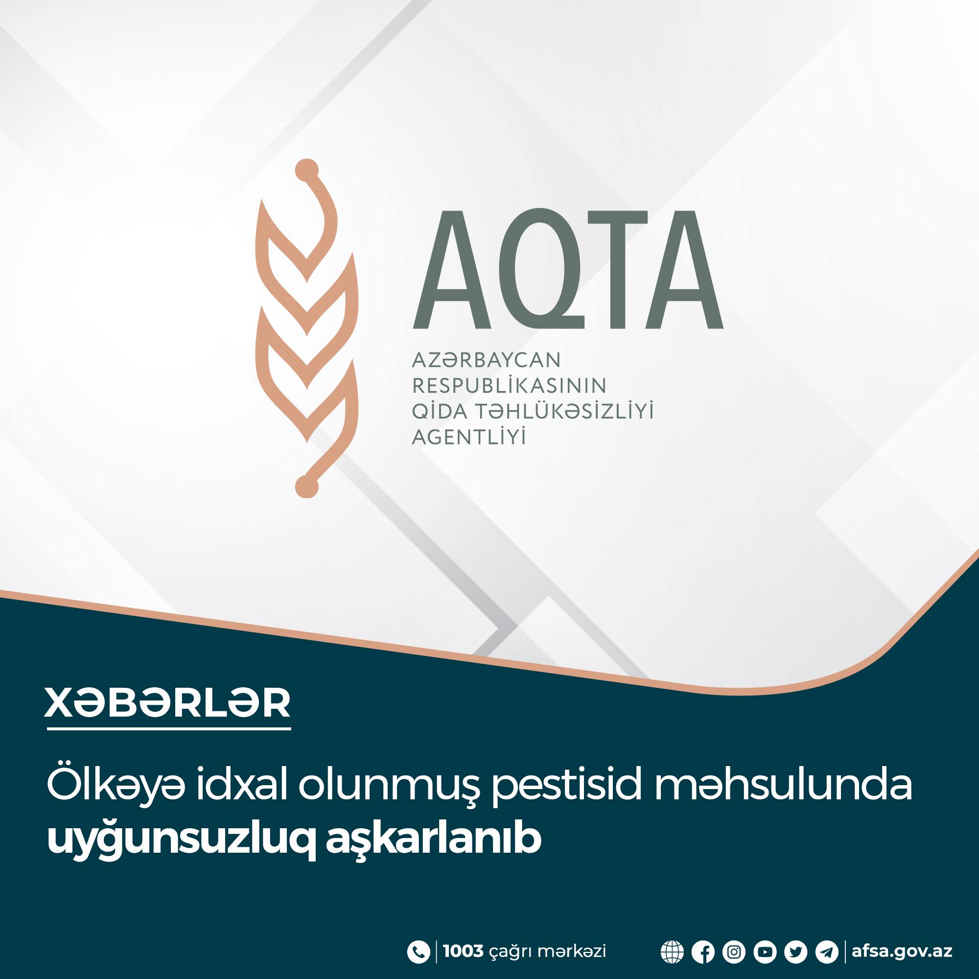 Ölkəyə idxal olunan aqrokimyəvi maddələrə fitosanitar nəzarət tədbirləri davam etdirilir