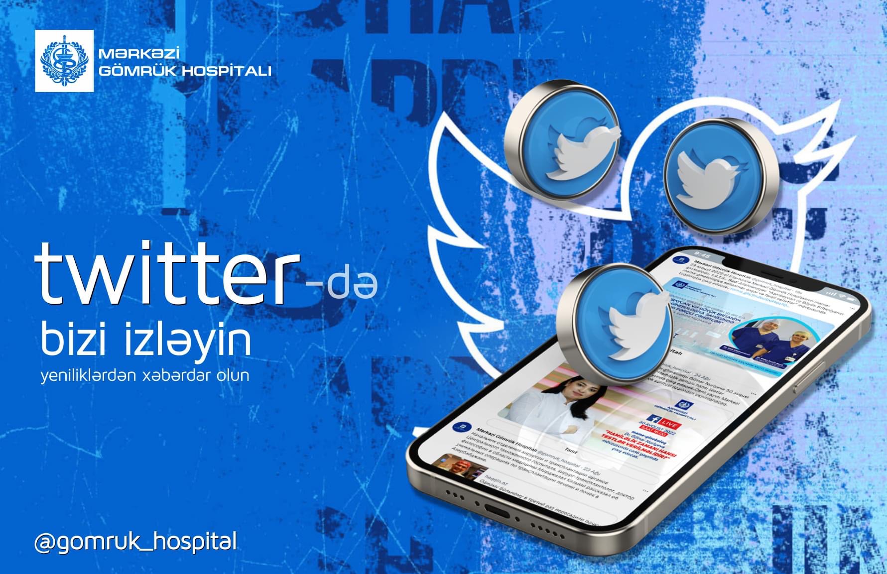 Mərkəzi Gömrük Hospitalının “Twitter” səhifəsi istifadəyə verilib