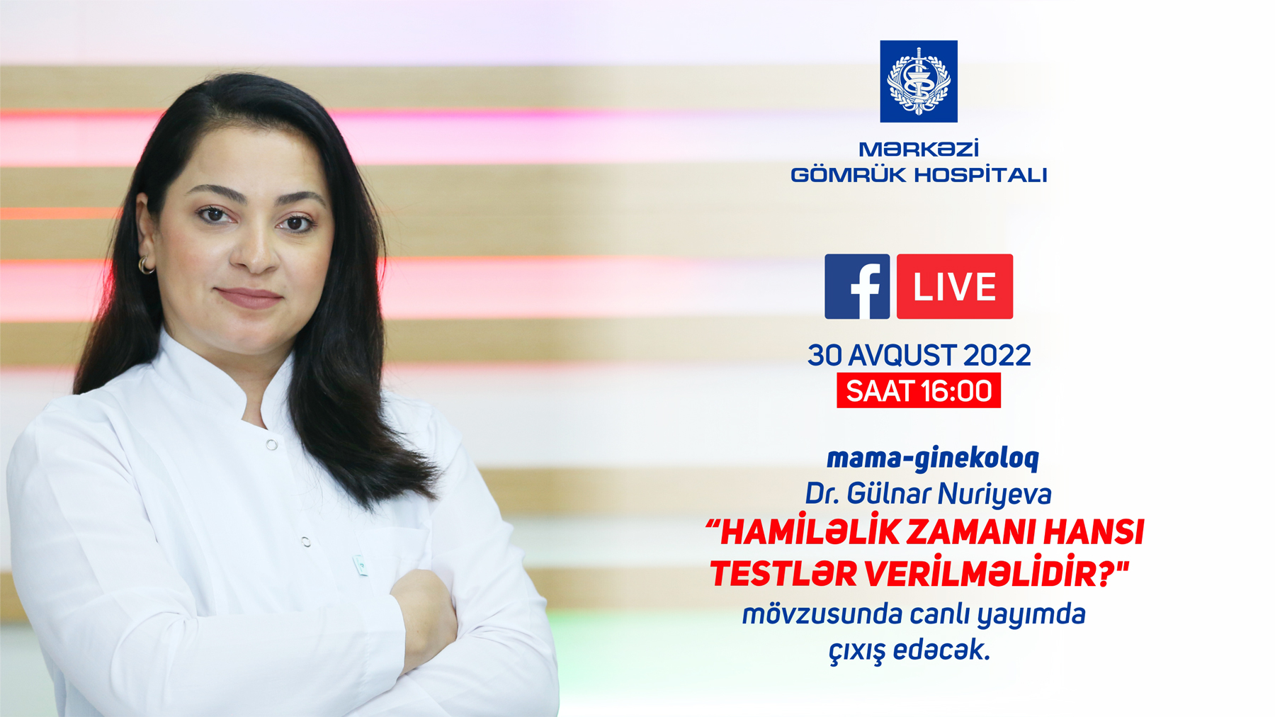 Uzman həkim-ginekoloq “Hamiləlik zamanı hansı testlər verilməlidir?” mövzusunda çıxış edib