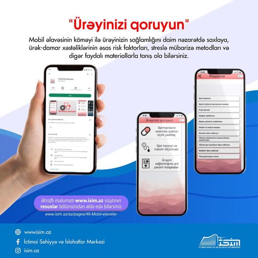 Bu mobil tətbiq ilə ürəyinizin sağlamlığını daim nəzarətdə saxlaya biləcəksiniz