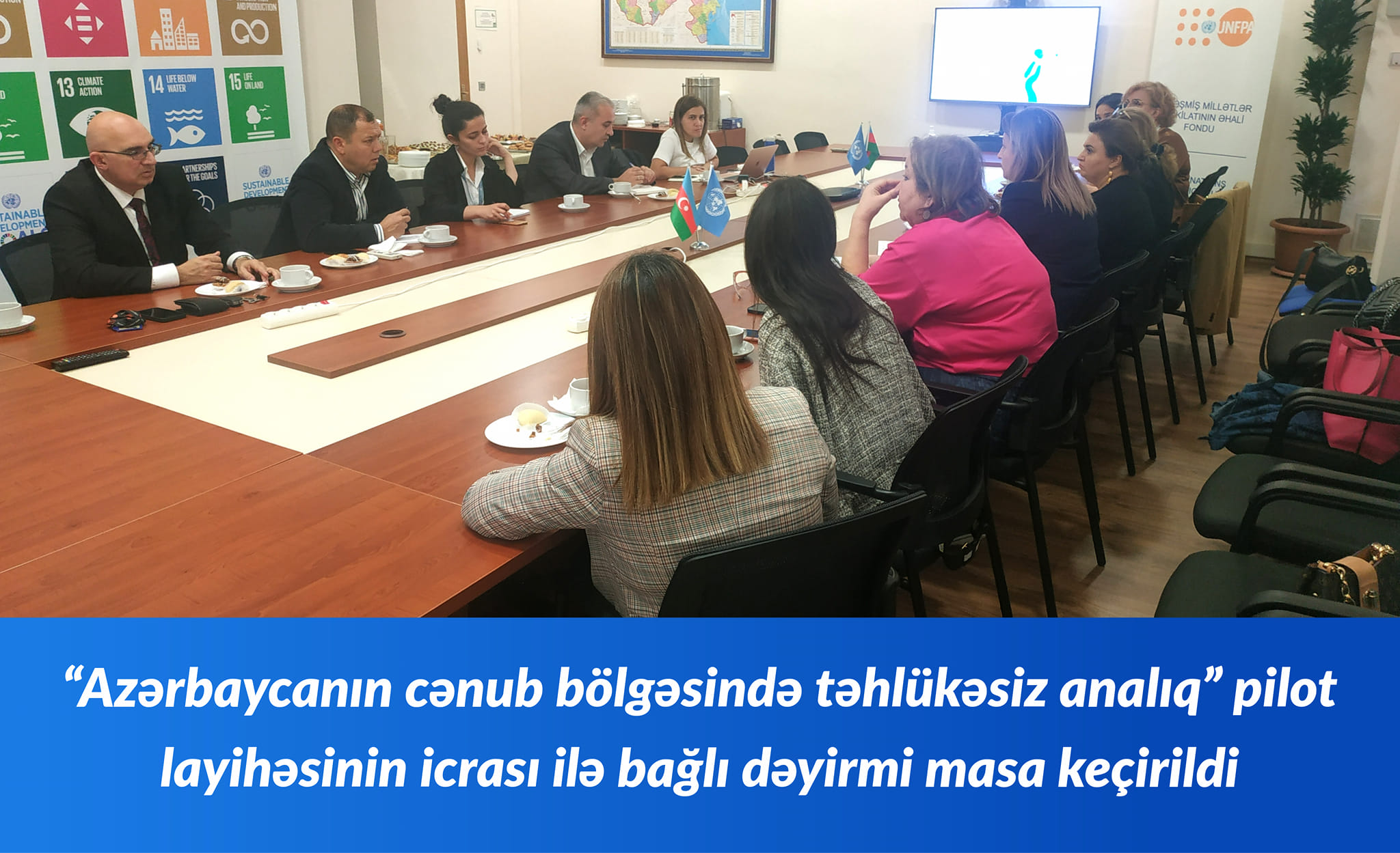 “Azərbaycanın cənub bölgəsində təhlükəsiz analıq” pilot layihəsinin icrası ilə bağlı dəyirmi masa keçirilib