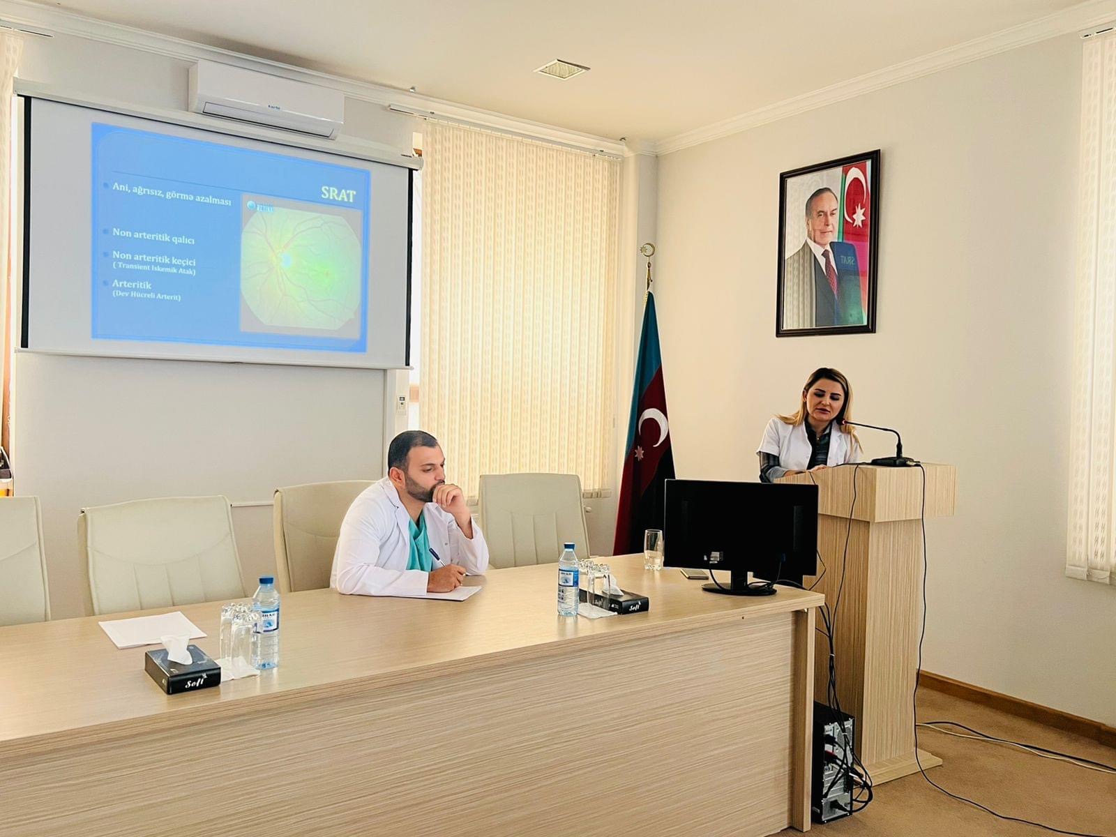 Respublika Klinik Xəstəxanasında “Oftalmologiyada təcili yardım” mövzusunda seminar keçirilib