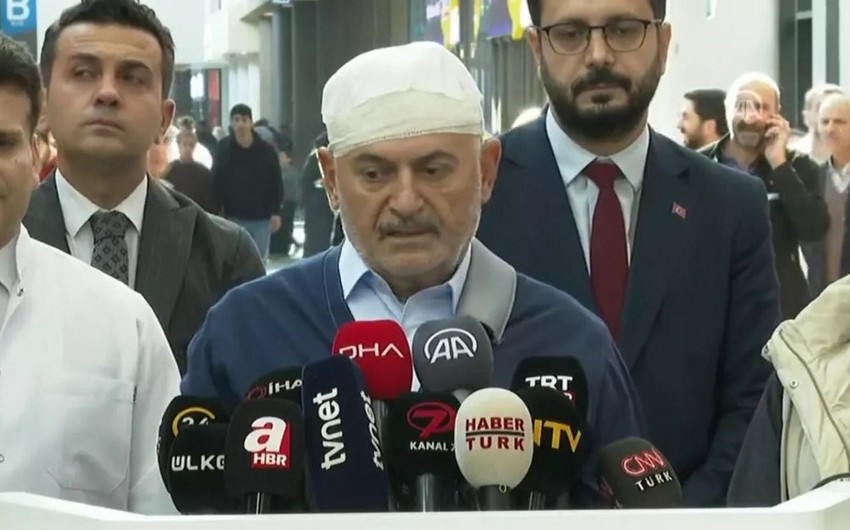 Azərbaycanda səfərdə olarkən yol qəzasına düşən Binəli Yıldırım evə buraxılıb