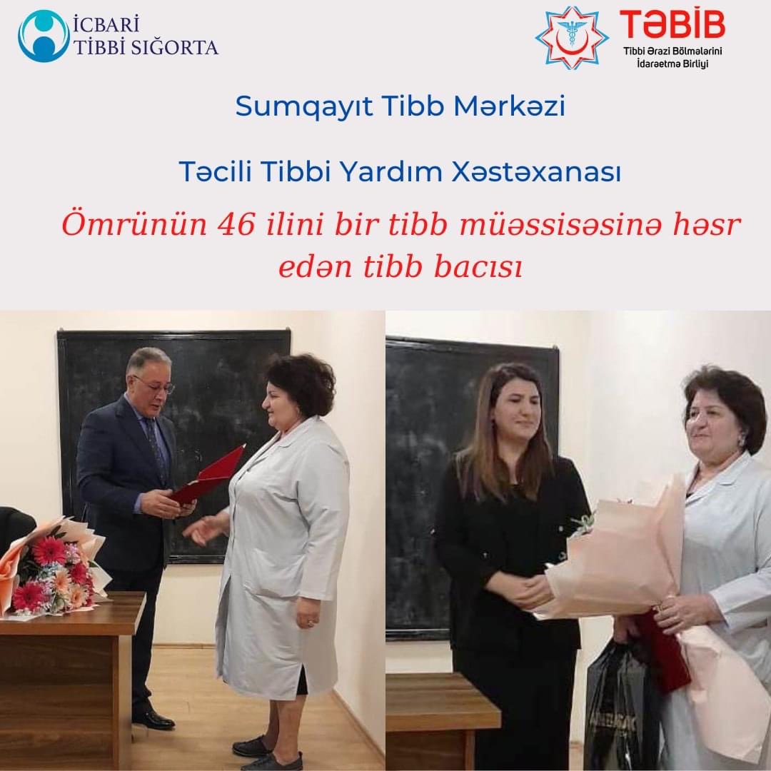 Böyük tibb bacısı Humay Səlimova Fəxri fərmanla təltif edilib