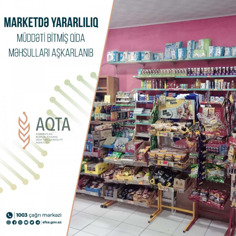 AQTA qida təhlükəsizliyinin təmin olunması istiqamətində tədbirləri davam etdirir  