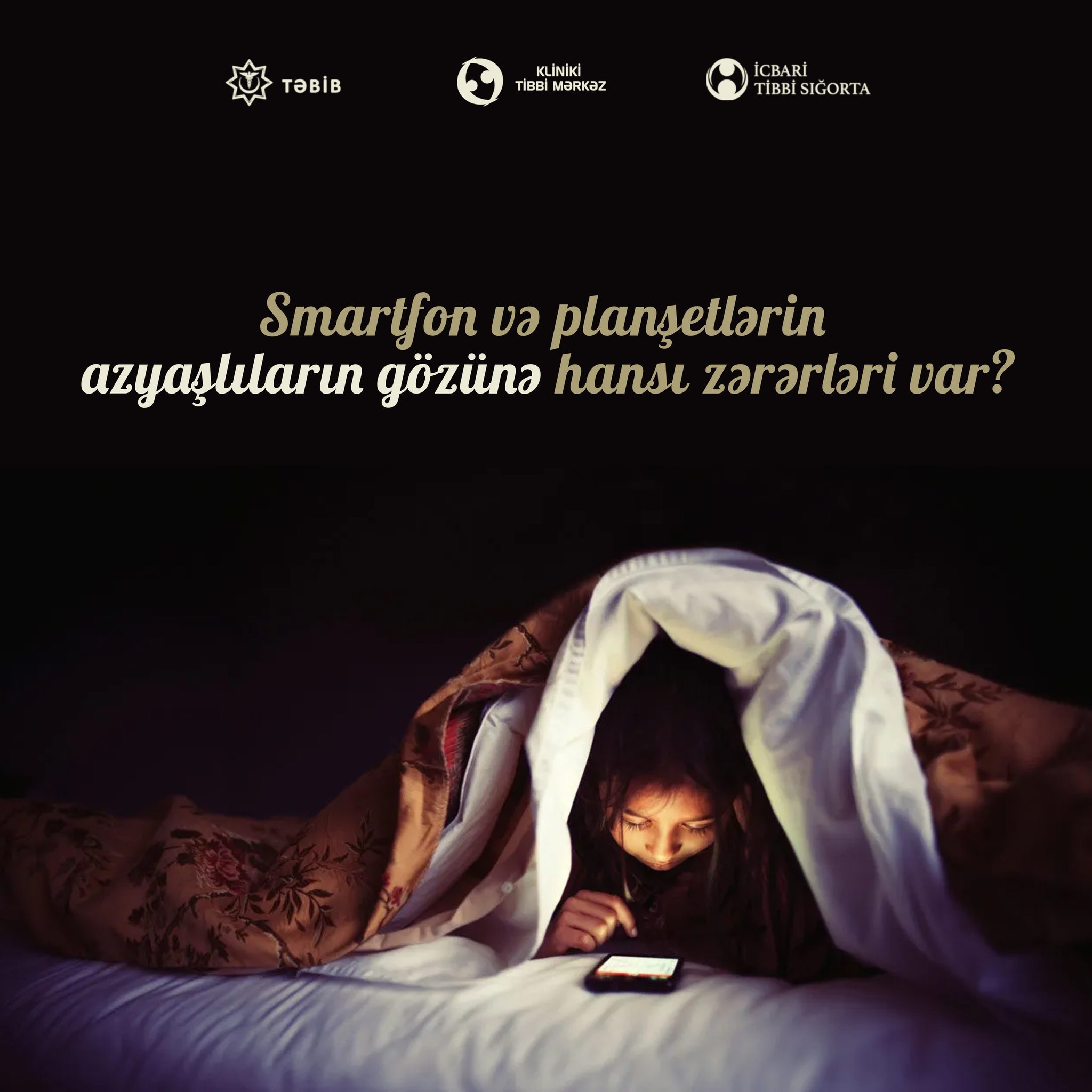 Qaranlıq yerdə smartfona baxmaq gözdə ciddi fəsadlara səbəb olur - Həkim-oftalmoloq 