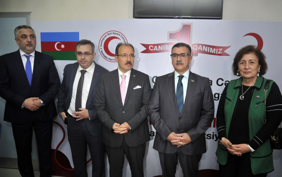 Azərbaycan və Türkiyə Qırmızı Aypara cəmiyyətlərinin birgə təşkilatçılığı ilə qanvermə aksiyası keçirilib  