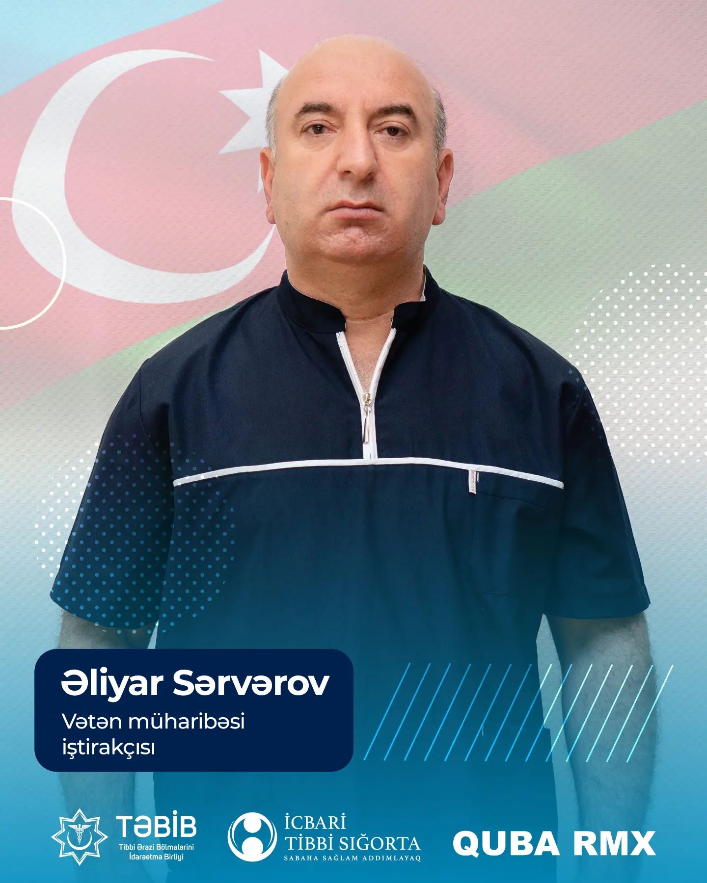I və II Qarabağ müharibəsi iştirakçısı, Quba Rayon Mərkəzi Xəstəxanasının direktoru - Əliyar Sərvərov 