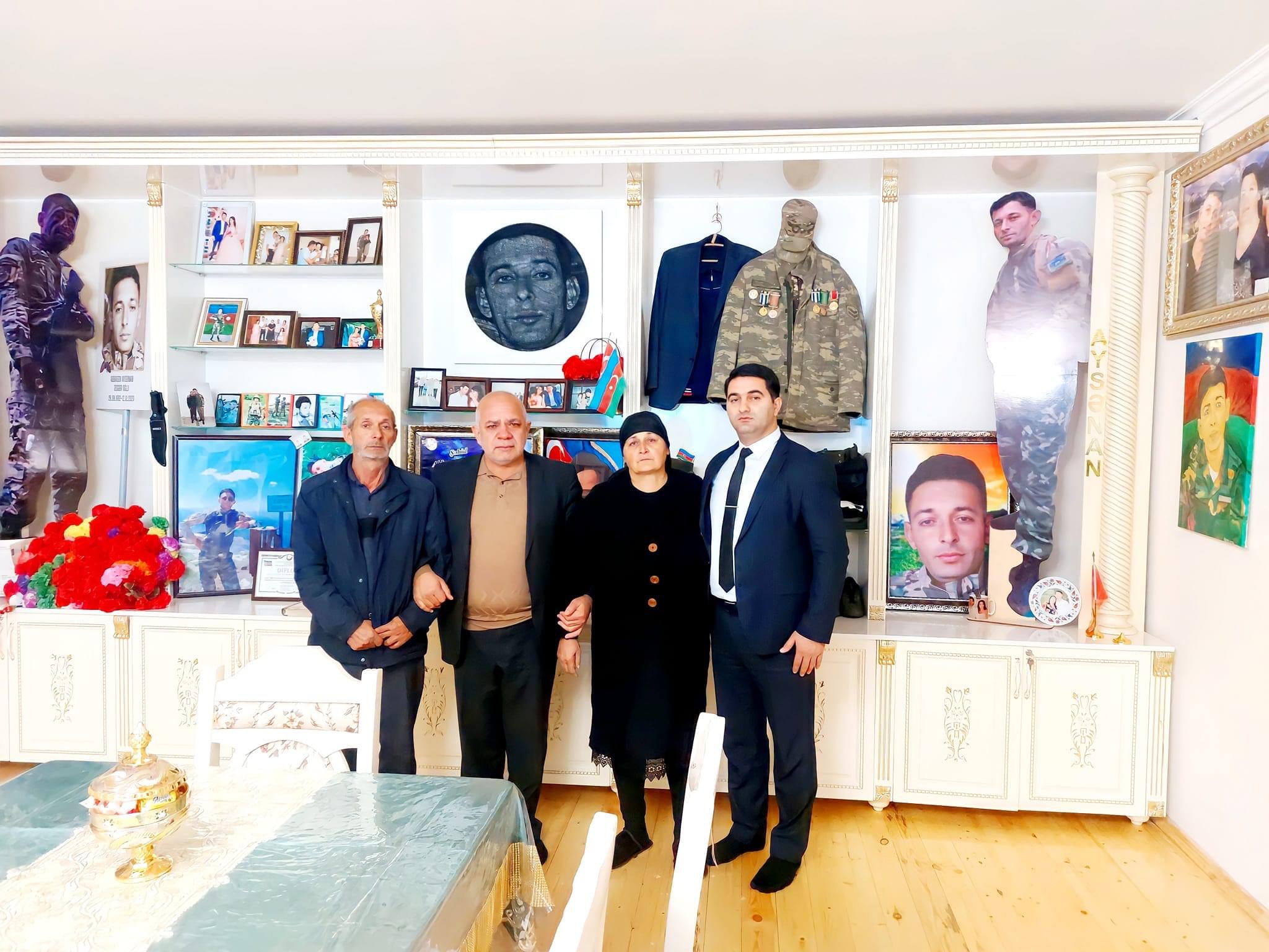 Tərtər Rayon Mərkəzi Xəstəxanasının əməkdaşları şəhid ailələrini ziyarət ediblər