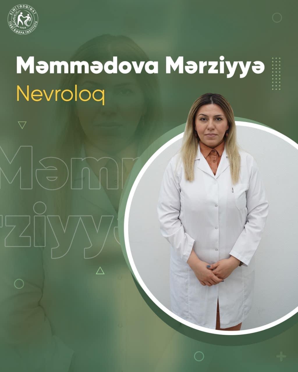 Nevroloq Mərziyyə Məmmədova - 