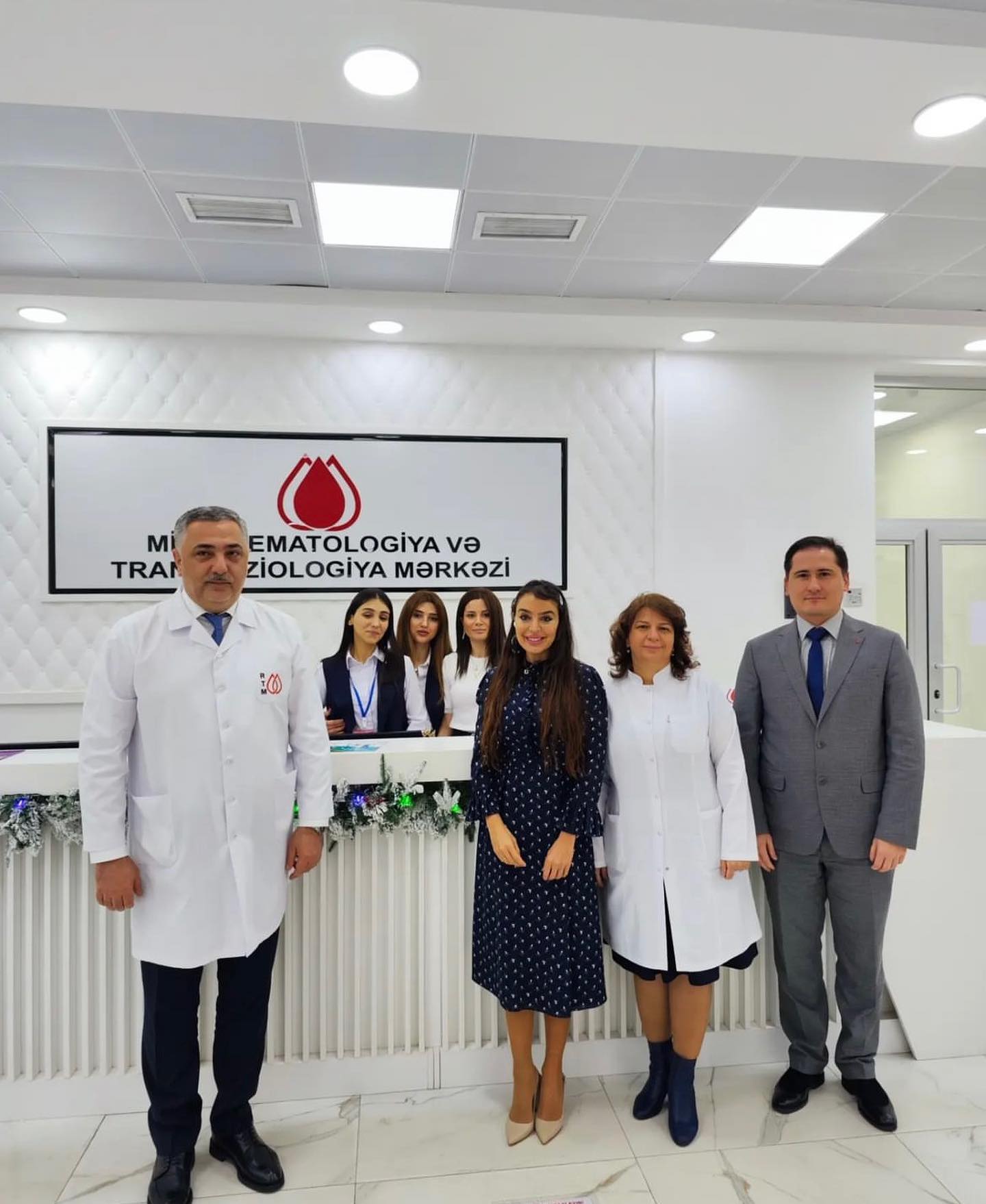 Leyla Əliyeva Milli Hematologiya və Transfuziologiya Mərkəzində olub