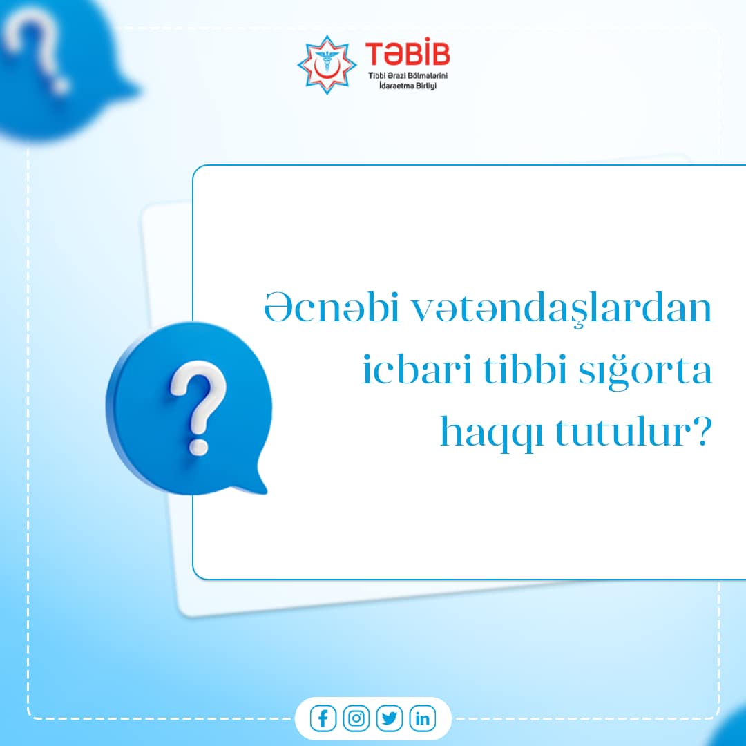 Əcnəbi vətəndaşlardan icbari tibbi sığorta haqqı tutulur? - 