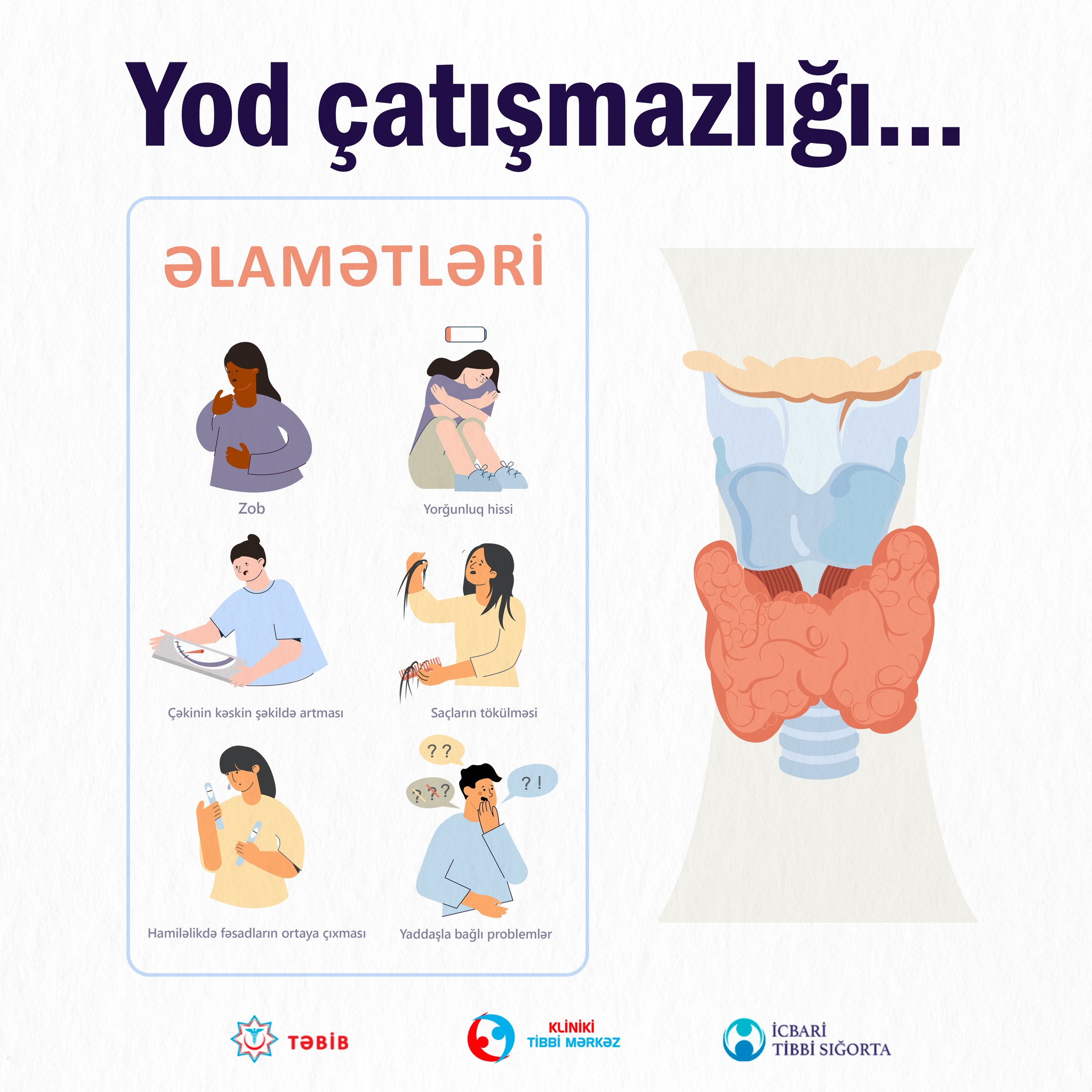Uşaqlarda yod çatışmazlığı fiziki və əqli geriliyə səbəb olur - Endokrinoloq