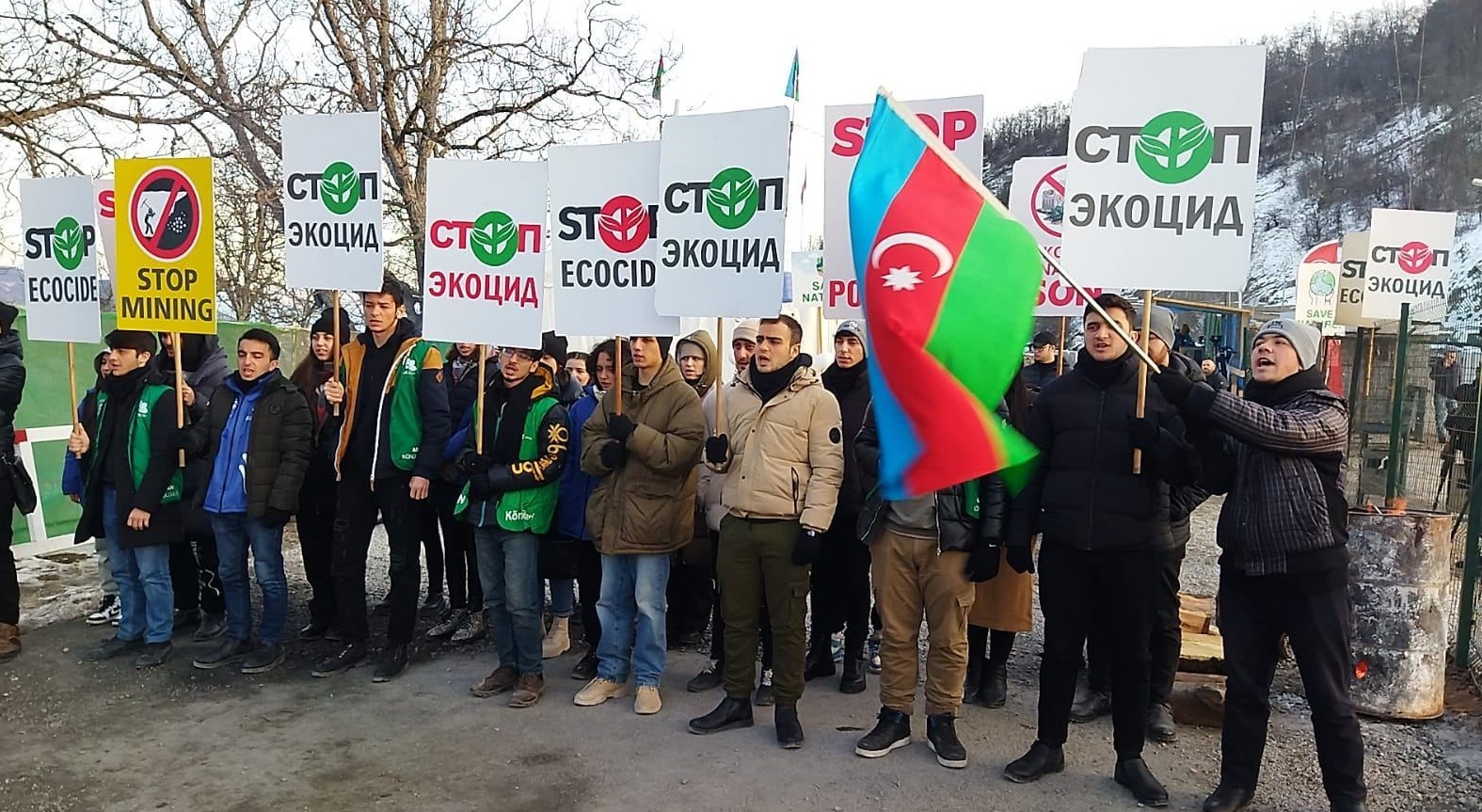Laçın-Xankəndi yolunda ekofəalların etirazları 39 gündür davam edir