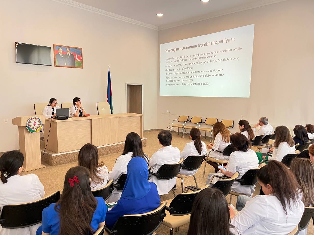 Elmi-Tədqiqat Pediatriya İnstitutunda həkim-rezidentlər üçün növbəti seminar təşkil olunub