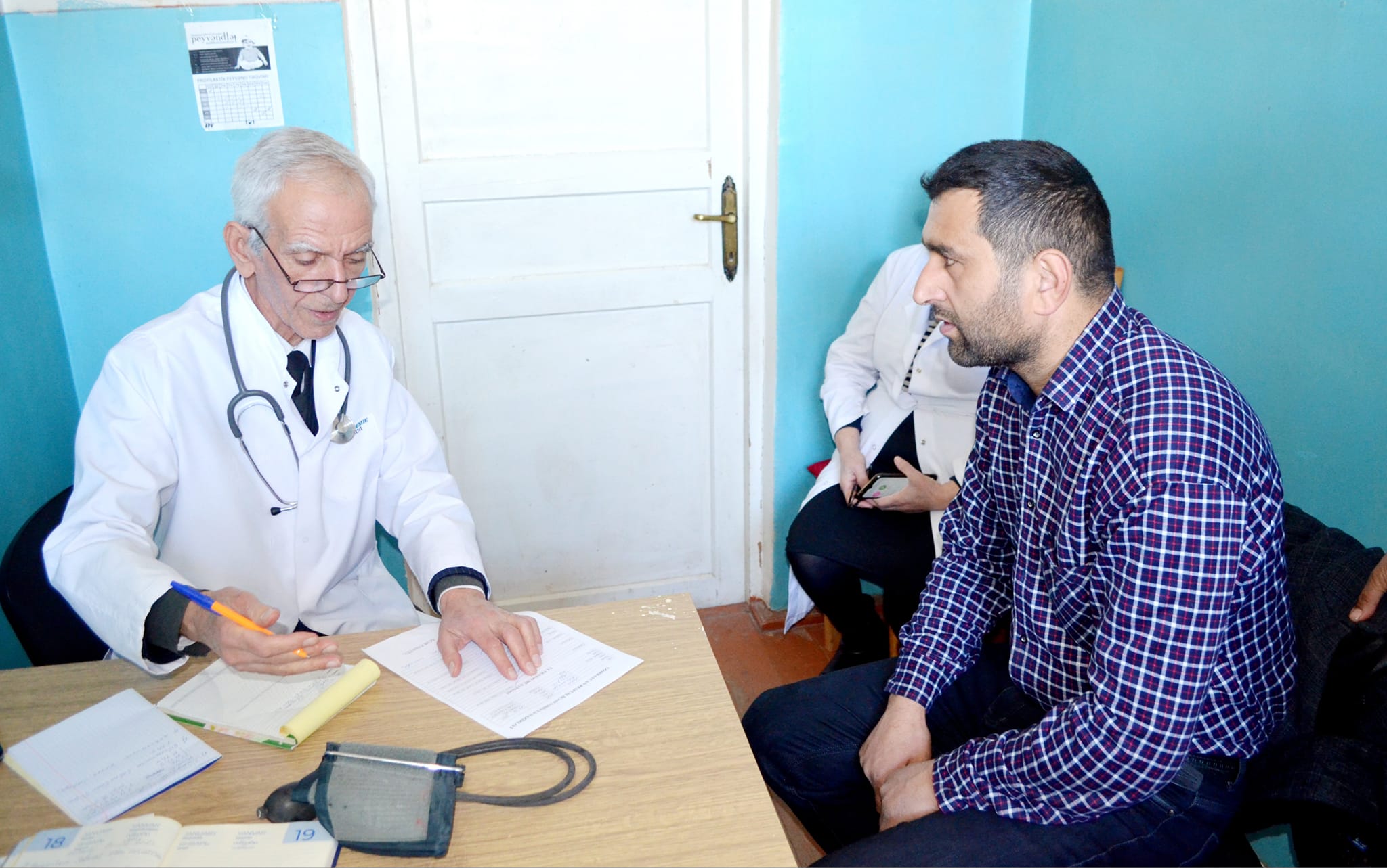 Tərtərin Hüsənli kəndinin sakinləri kütləvi tibbi müayinələrə cəlb olunublar