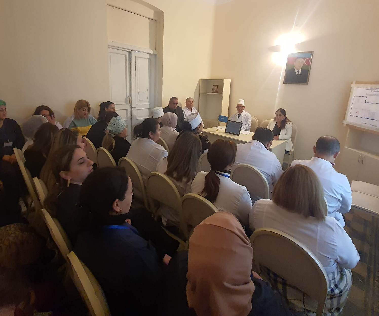 STM-in 3 nömrəli şəhər xəstəxanasında mülki müdafiə məşqi keçirilib