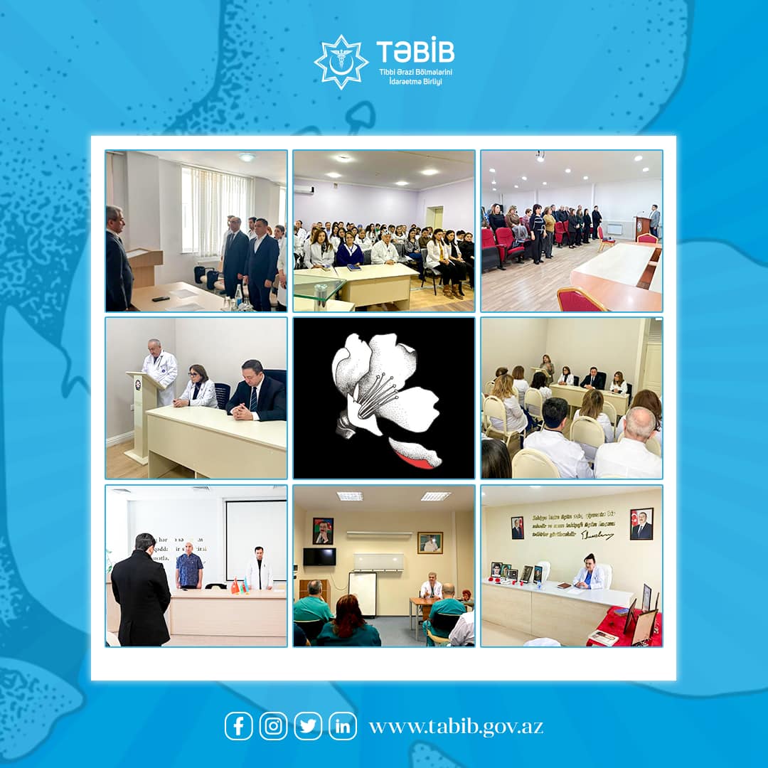 TƏBİB-in tabeliyindəki tibb müəssisələrində Xocalı soyqırımı ilə bağlı silsilə tədbirlər keçirilib
