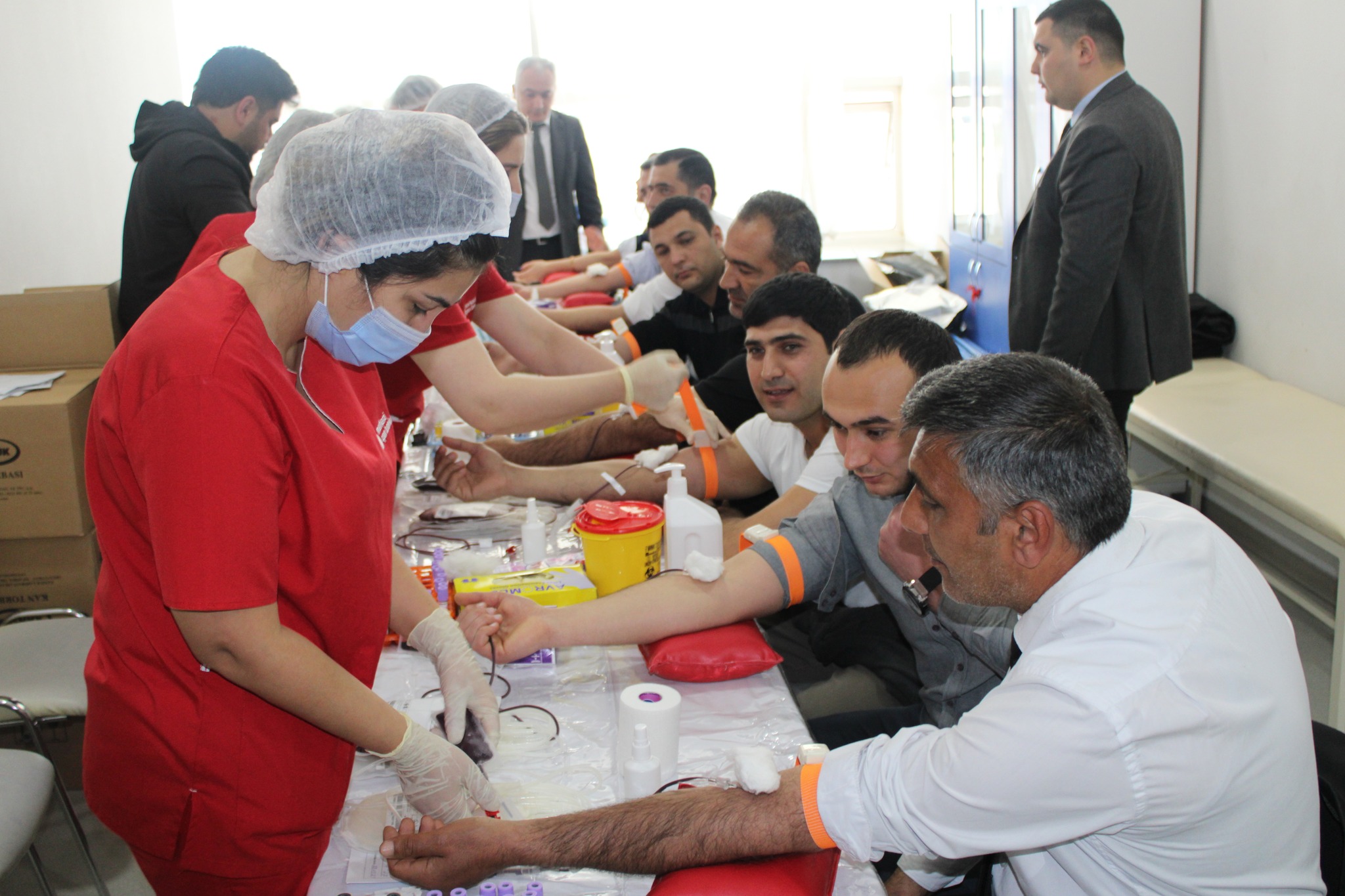  Şəmkir Rayon Mərkəzi Xəstəxanasında qanvermə aksiyası keçirilib   