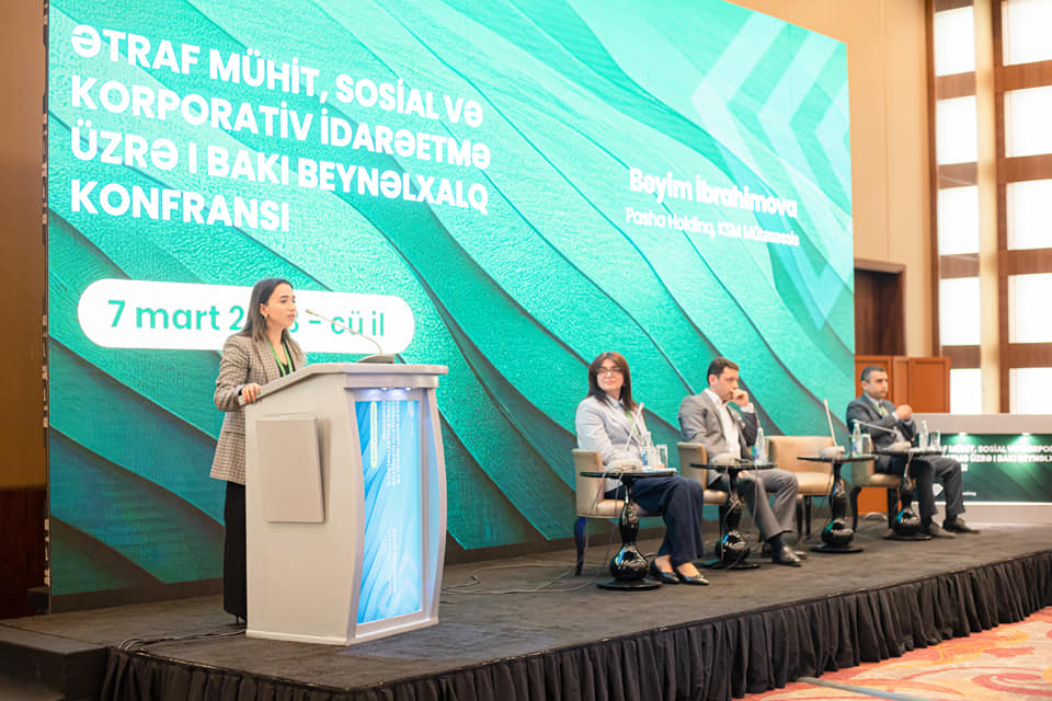 Beynəlxalq konfransda sosial məsuliyyət və dayanıqlı inkişafla bağlı prioritet mövzular müzakirə olunub