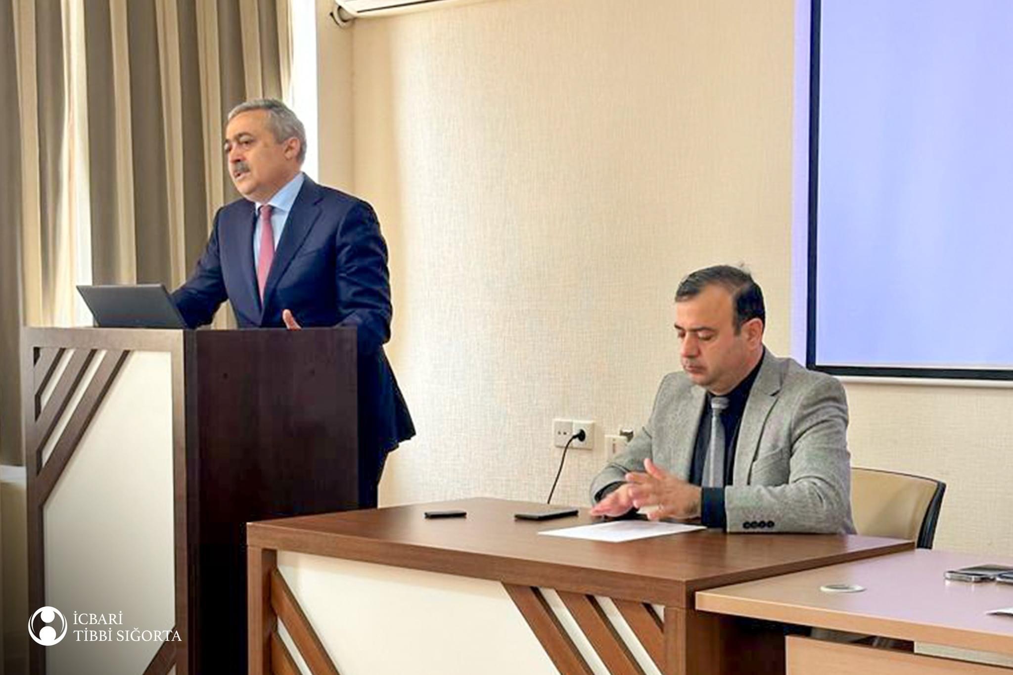 İcbari Tibbi Sığorta Agentliyinin filial rəhbərləri üçün təlimlər təşkil edilib