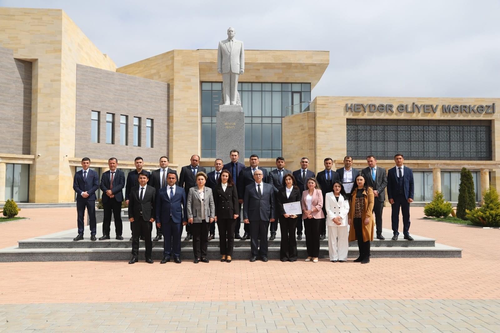 Oğuzda Heydər Əliyev Mərkəzinə ekskursiya təşkil olunub