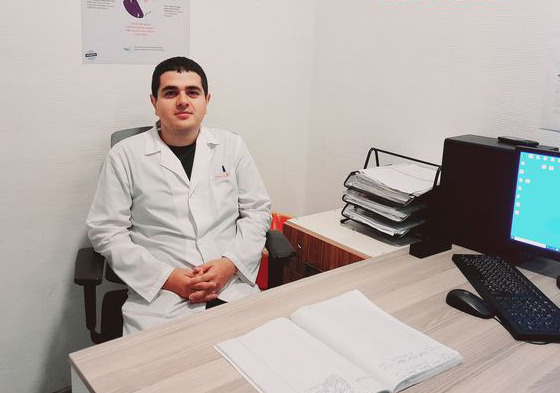 Daha bir gənc həkim Mingəçevir Şəhər Mərkəzi Xəstəxanasında fəaliyyətə başlayıb