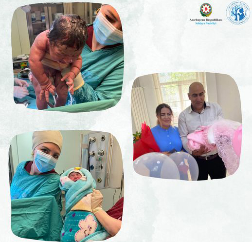 Daha bir ailə 14 il sonsuzluq sonrası Elmi-Tədqiqat Mamalıq və Ginekologiya İnstitutunda övlad sahibi olub