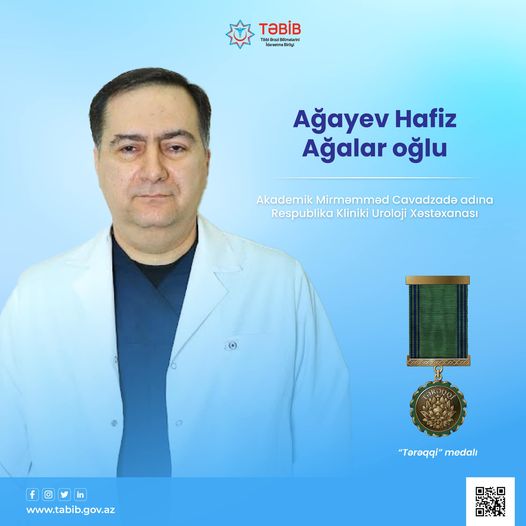 Tibb üzrə fəlsəfə doktoru Hafiz Ağayev - Peşəkar həkimlərimizi tanıyaq!