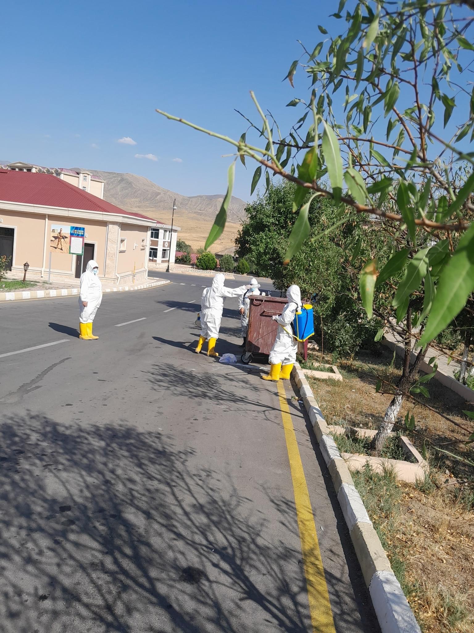 Naxçıvanda profilaktik dezinfeksiya işləri aparılıb