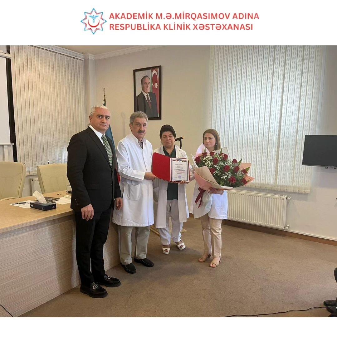 Respublika Klinik Xəstəxanasının bir qrup həkimi Fəxri fərmanla təltif edilib