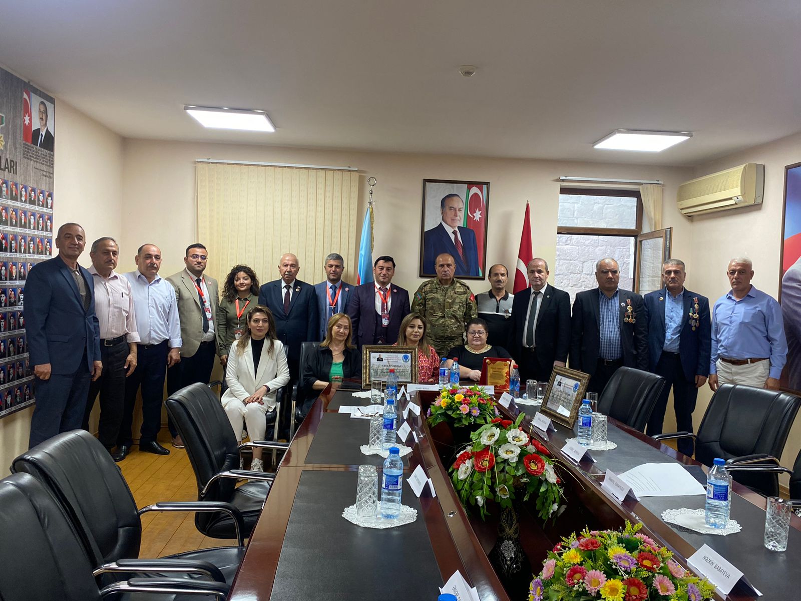 Müharibə veteranları və qazilərlə görüş təşkil olunub