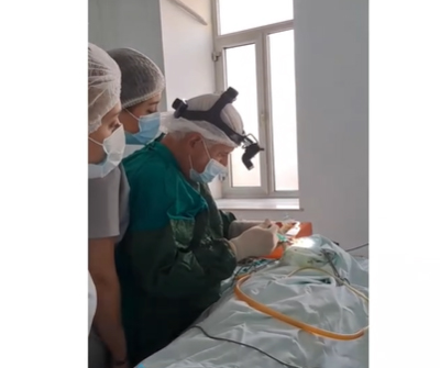 Nəfəs çatışmazlığı ilə Xətai Tibb Mərkəzinə gətirilən 13 yaşlı pasiyent uğurla əməliyyat olunub