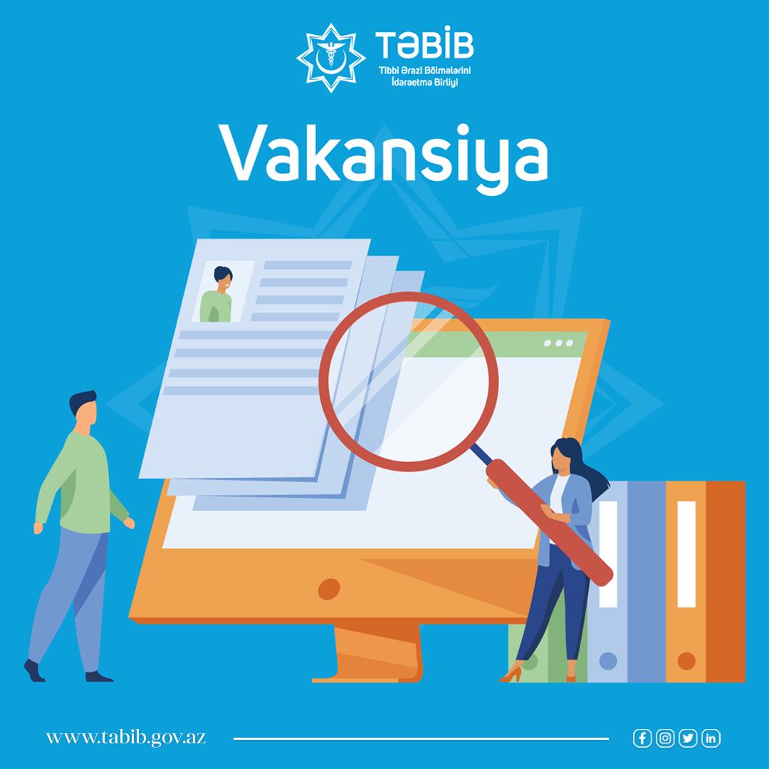 TƏBİB Maliyyə şöbəsinin müdiri və baş mühasib vəzifələri üzrə vakant yerlər elan edir