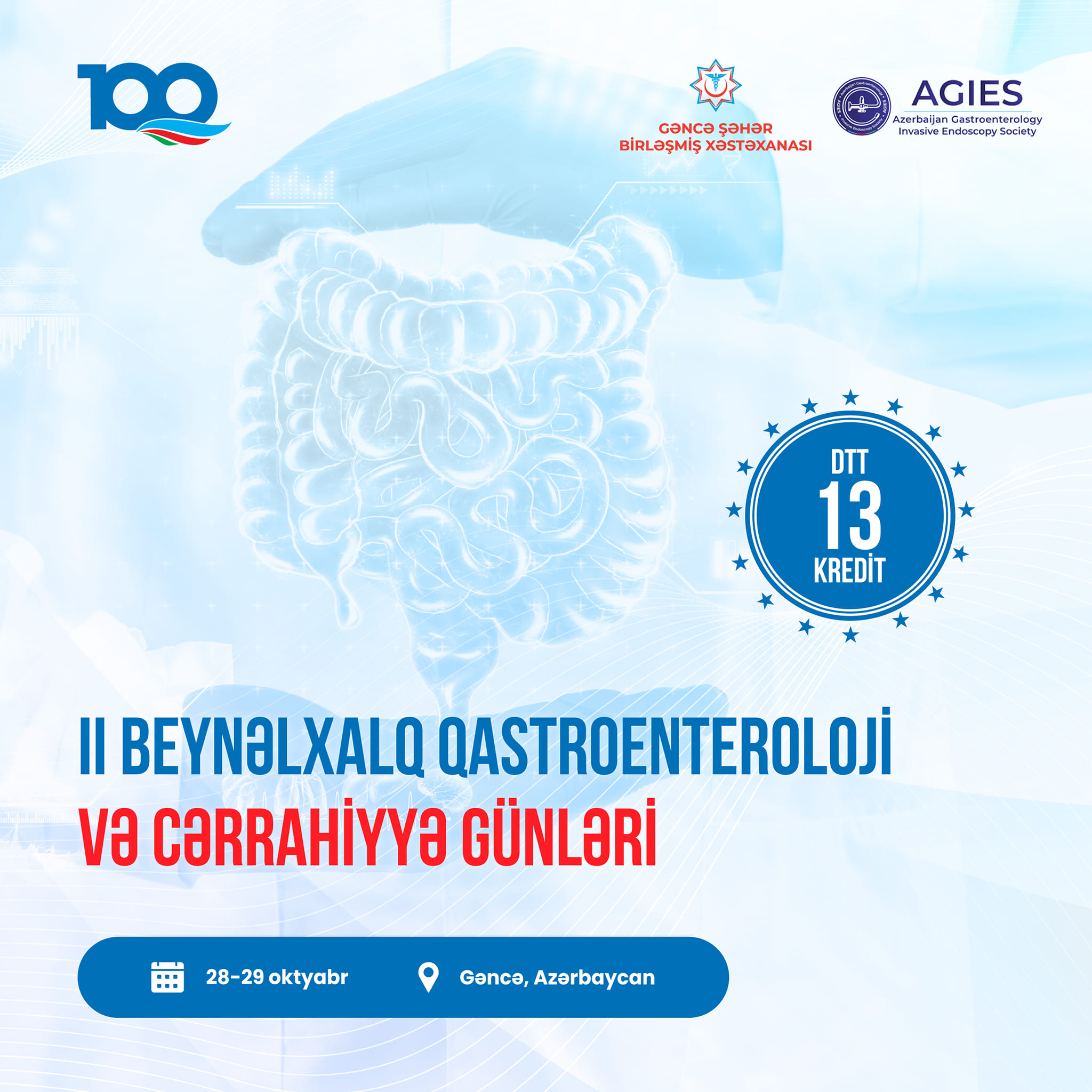 Gəncədə “II Beynəlxalq Qastroenteroloji və Cərrahiyyə Günləri” adlı konfrans keçiriləcək