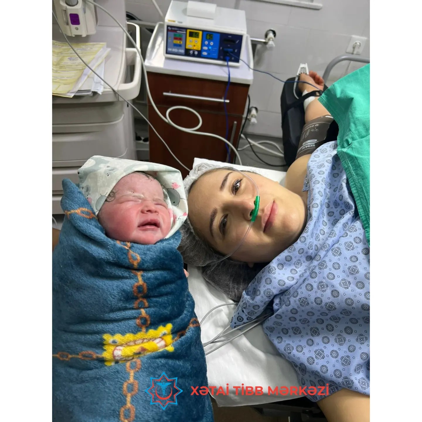 41 yaşlı qadın 13 il sonsuzluq sonrası ana olub