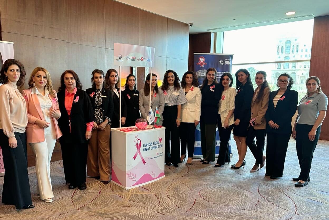 Süd Vəzi Xərçəngi ilə Mübarizə Ayı çərçivəsində maarifləndirmə aksiyası keçirilib