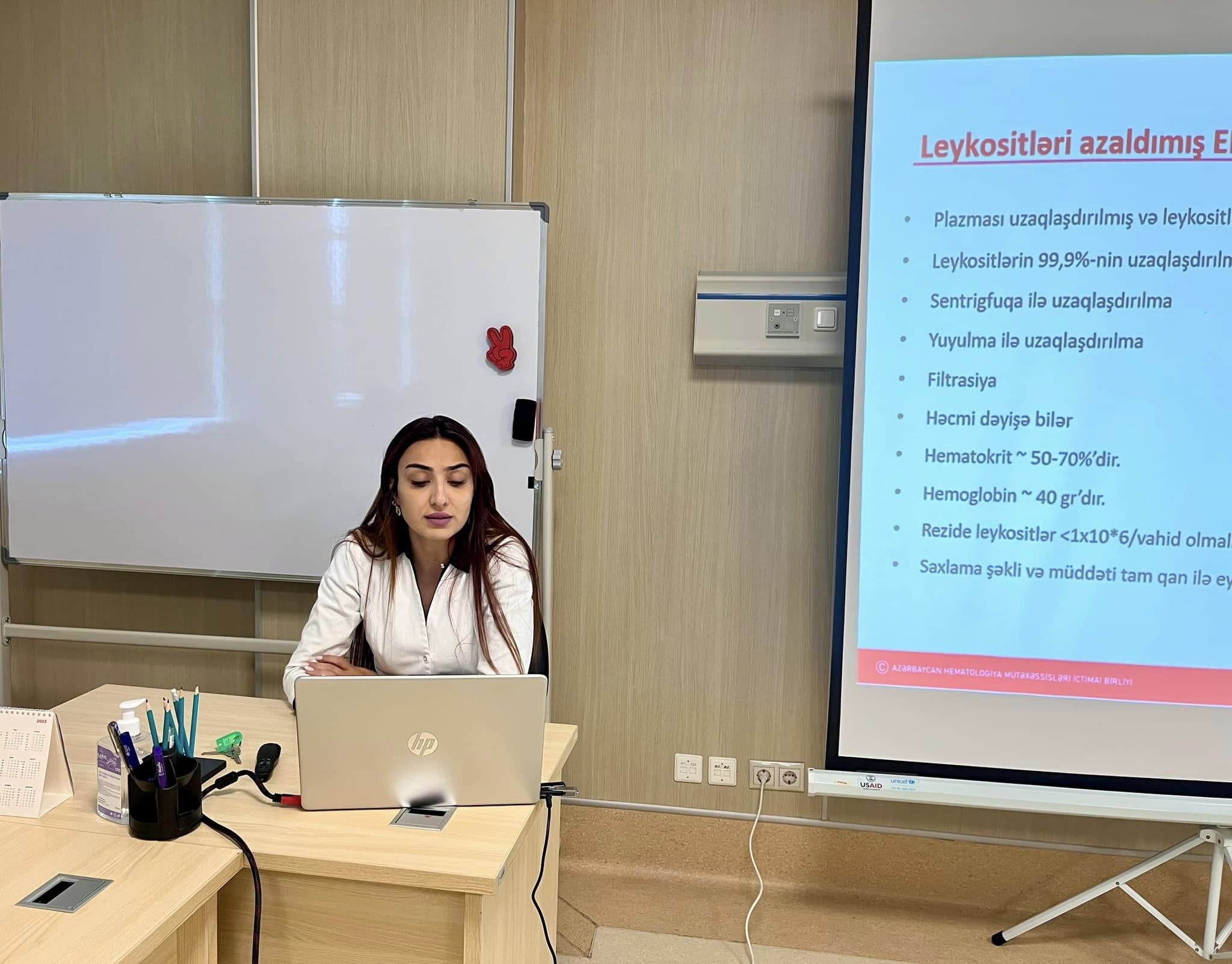  Yeni Klinikada təlim: “Hematransfuziyanın əsasları”   