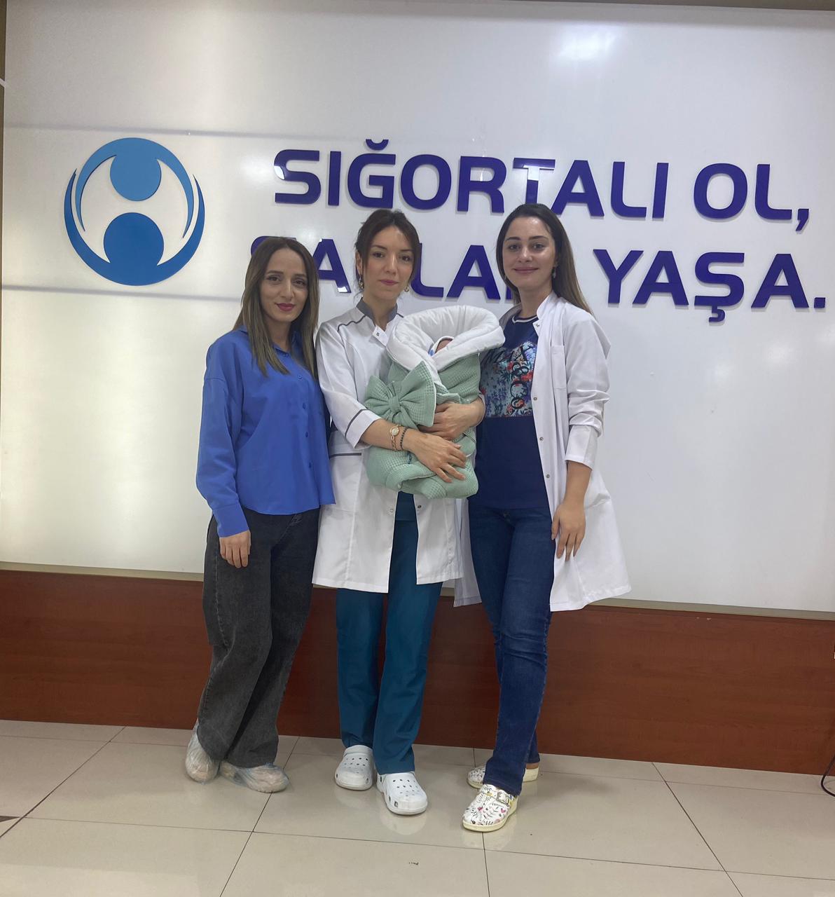 1815 qr çəkidə doğulmuş körpə sağlam şəkildə evə yazılıb - Respublika Perinatal Mərkəzi