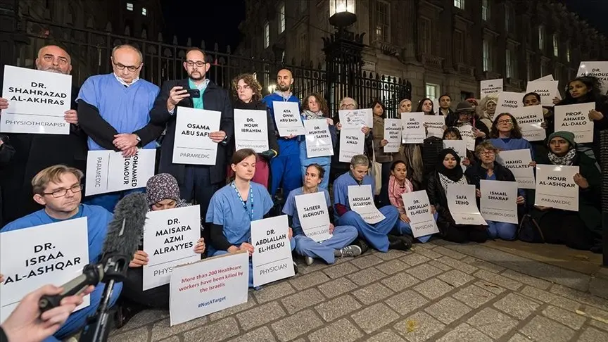 Böyük Britaniyanın tibb işçiləri Qəzza zolağında dərhal atəşkəsə çağırıb
