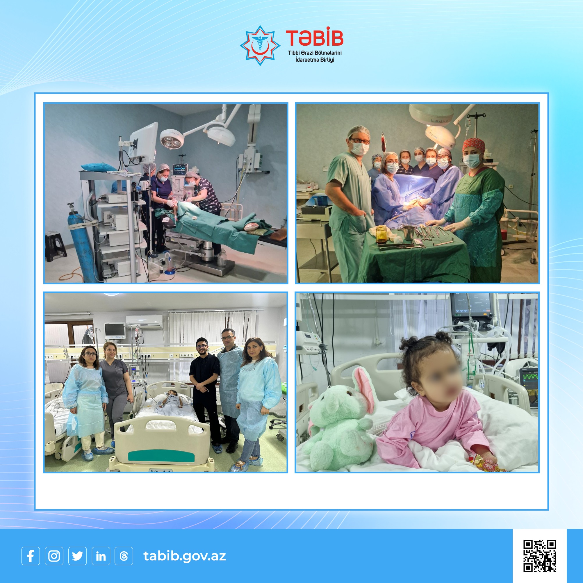  Azyaşlı üzərində icra edilən torakal cərrahiyyə əməliyyatı uğurla başa çatıb   