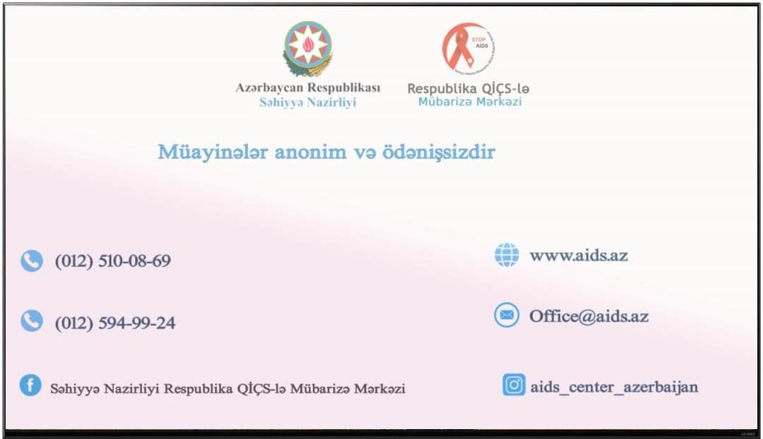 Respublika QİÇS-lə Mübarizə Mərkəzinin maarifləndirici missiyasına 