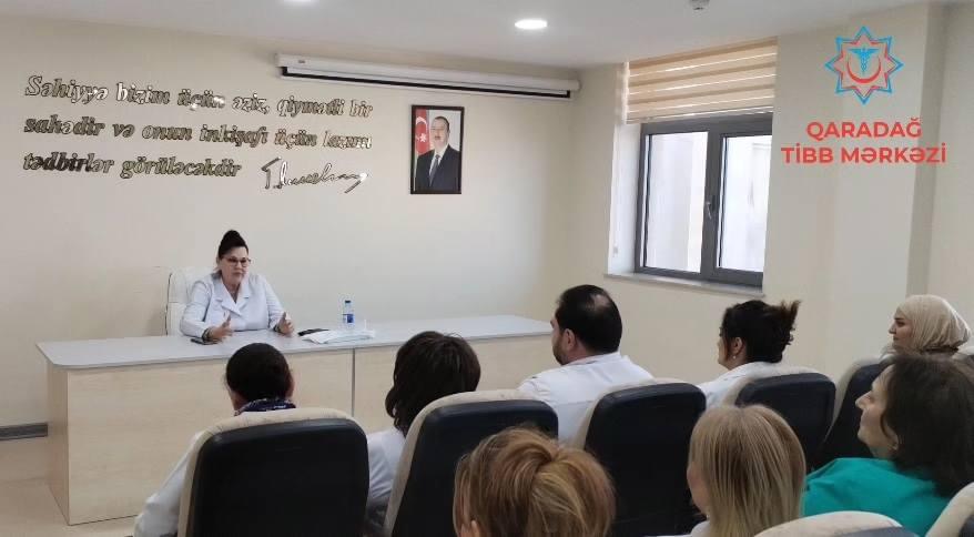 Qaradağ Tibb Mərkəzində Həmrəylik Gününə həsr olunan tədbir keçirilib