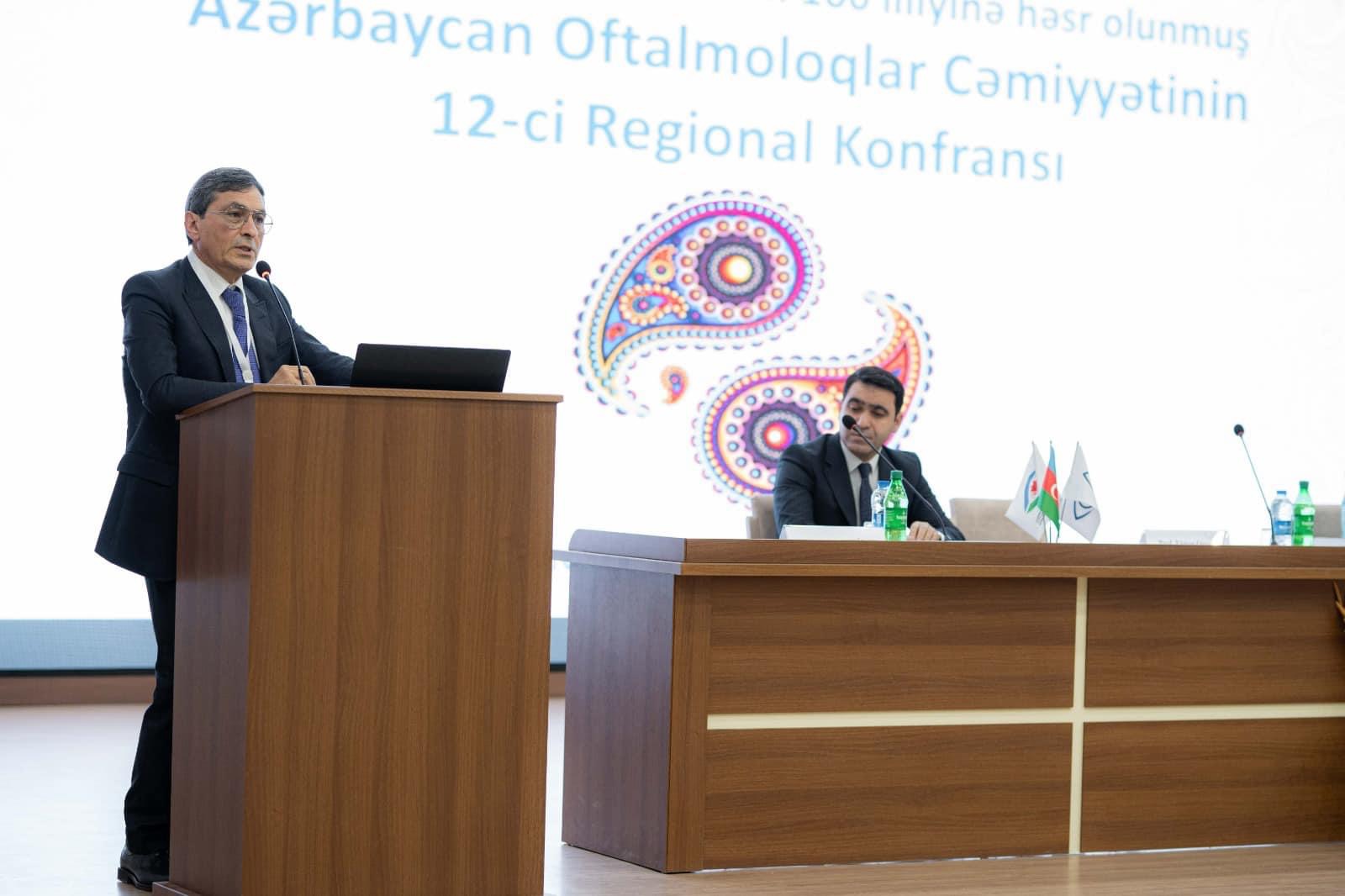Azərbaycan Oftalmoloqlar Cəmiyyətinin Xll Regional Konfransı keçirilib