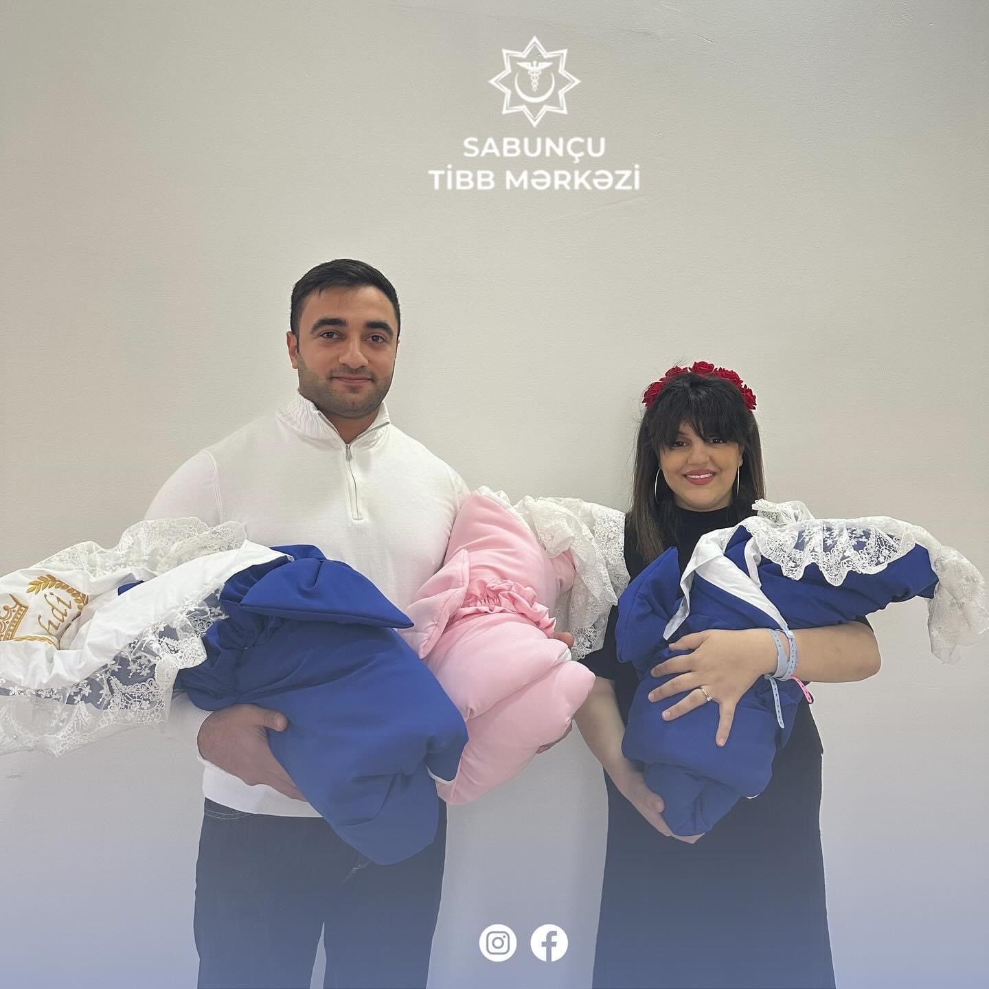 Sabunçu Tibb Mərkəzində üçəm dünyaya gəlib