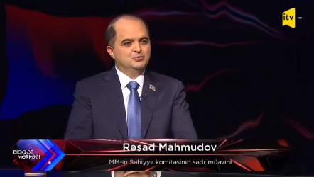 Rəşad Mahmudov İctimai TV-də qızılca xəstəliyi mövzusunda çıxış edib  