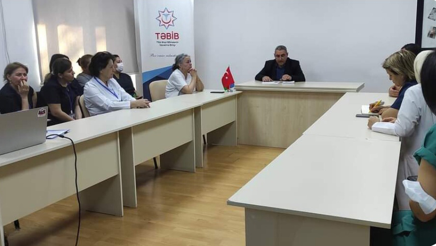 STM-in tibb müəssisələrində yanğın təhlükəsizliyi, əməyin mühafizəsi və texniki təhlükəsizlik qaydaları ilə bağlı maarifləndirmə tədbirləri keçirilir