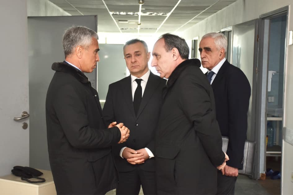 Rəsmi şəxslər Respublika Perinatal Mərkəzində baş vermiş yanğınla əlaqədar hadisə yerində olublar