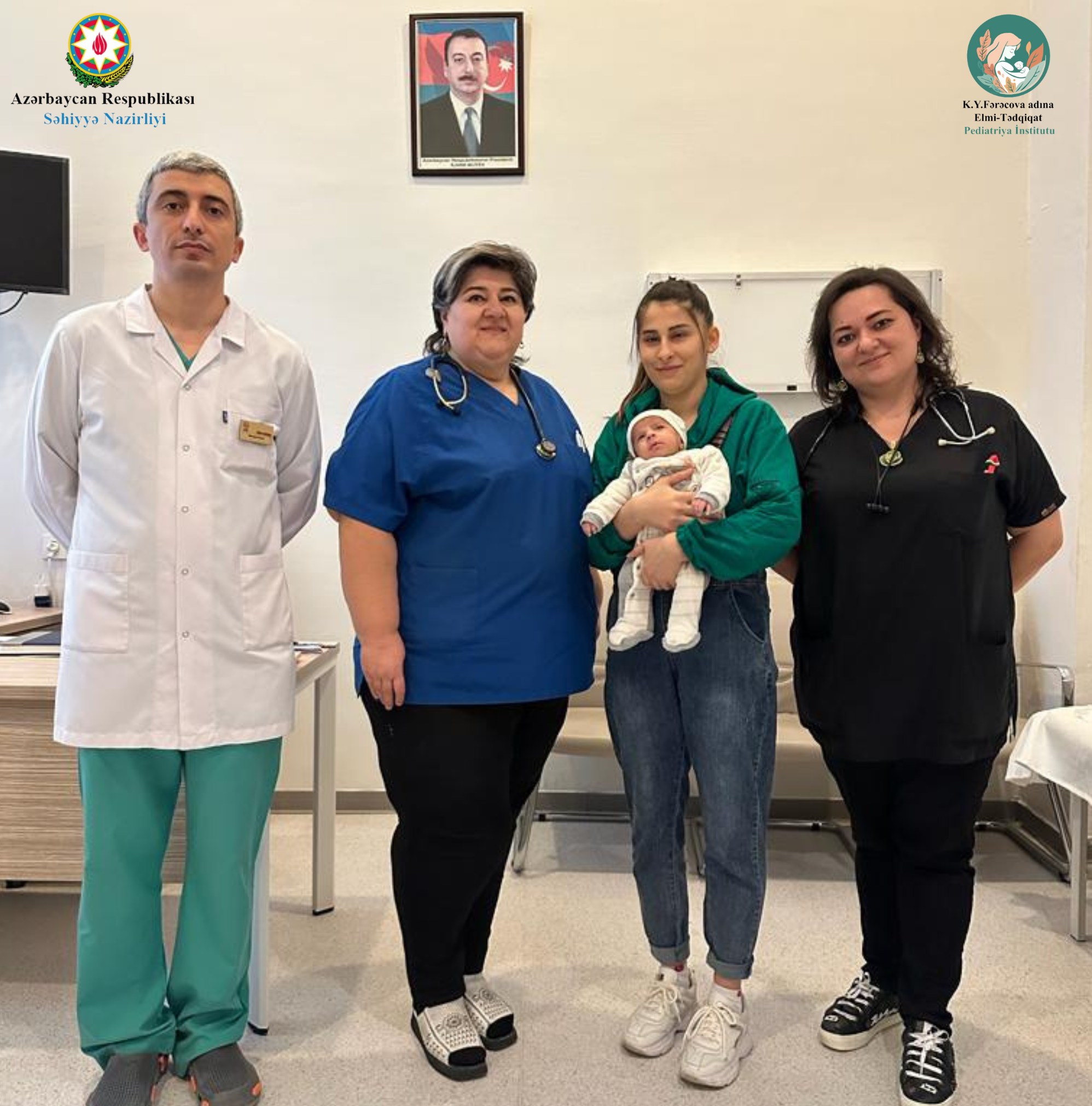 Vətən müharibəsi iştirakçısının övladı Elmi-Tədqiqat Pediatriya İnstitutunda uğurla əməliyyat olunub