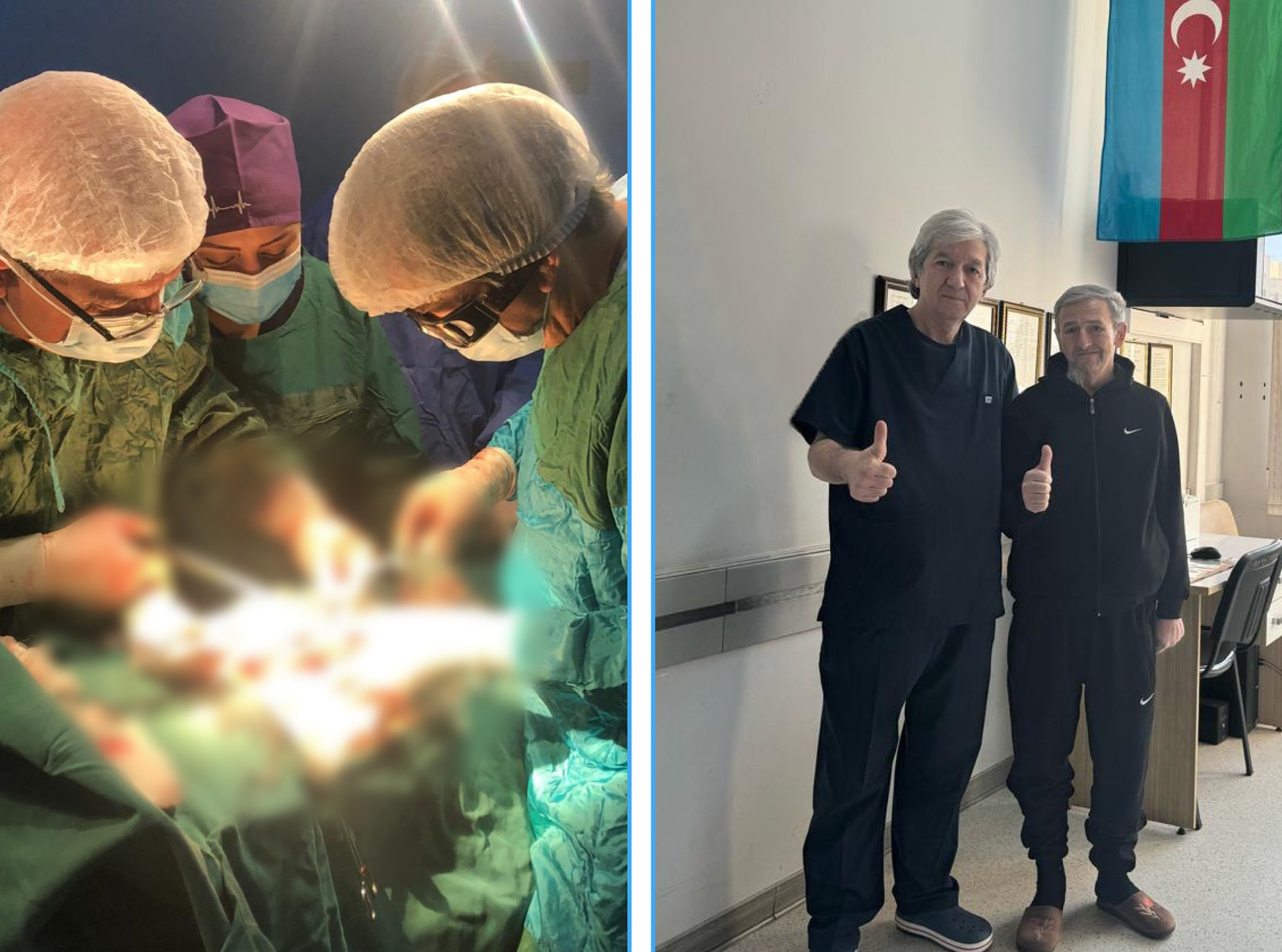 Eyni anda 5 orqan üzərində cərrahi əməliyyat həyata keçirilib